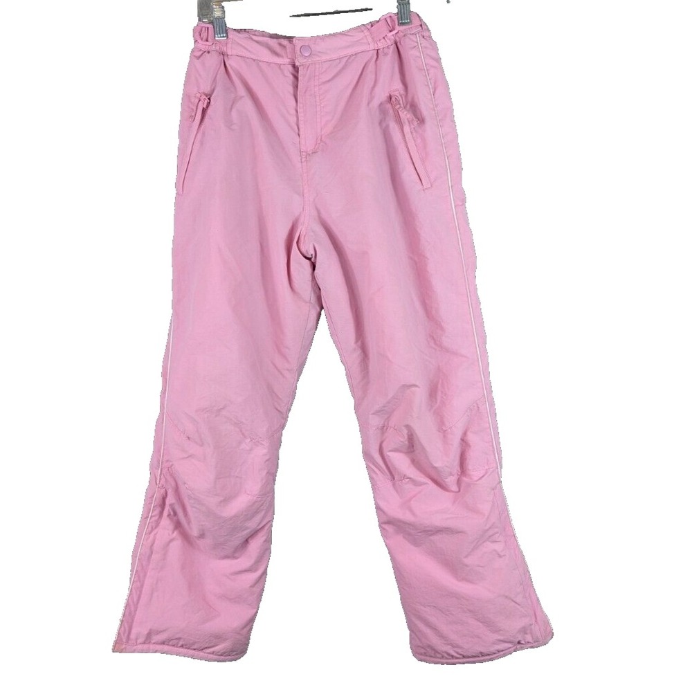 Athletech Girls Pants Youth Size‎ 10/12 Insulated Snow Ski Winter Pink Outdoor